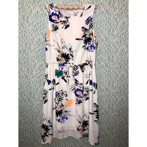 Halogen Stretch Knit Floral Dress. - Picture 4 of 8